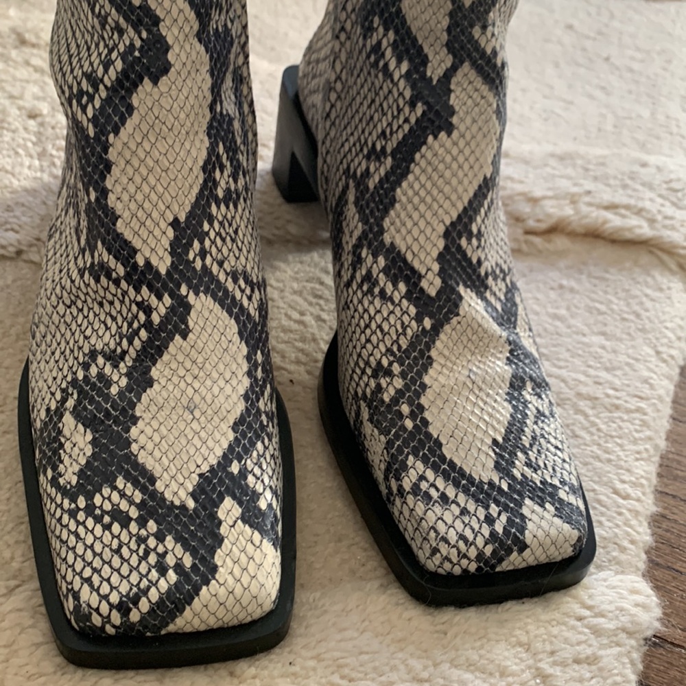 Zara booties python embossed - Picture 3 of 14